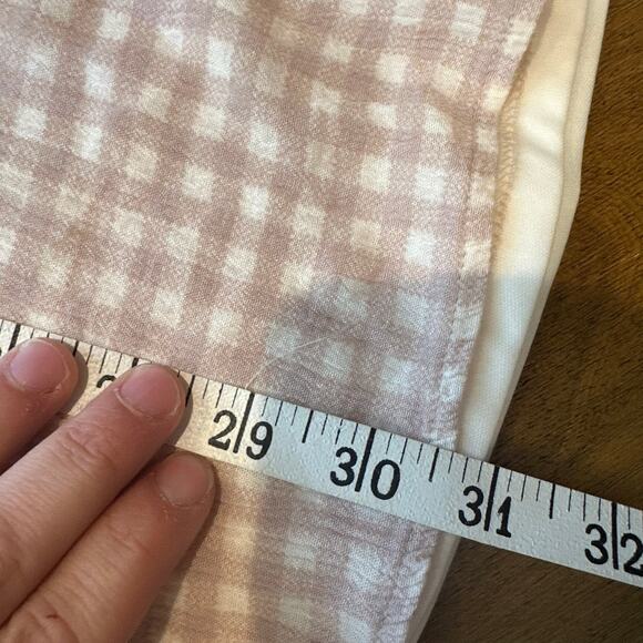 Bohme Beige Gingham Mini Dress - Ruffle Detail - Picture 11 of 11
